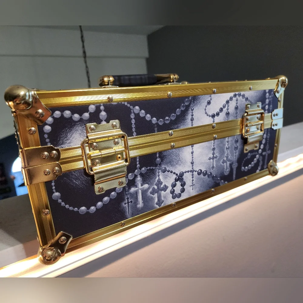 Kat Von D 10th Anniversary Limited Edition Train Case Make Up Case - SIGNED